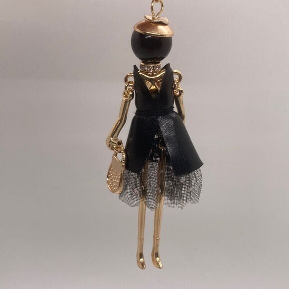 Little Black Dress Pendant Necklace Boxed Fashion Jewelry - Picture 4 of 7